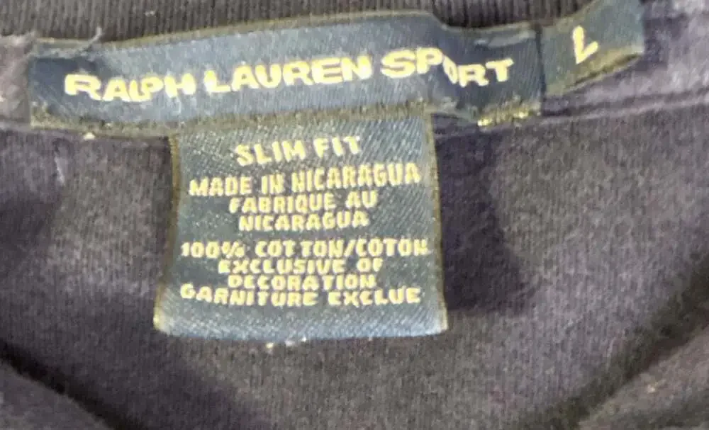 Ralph Lauren Sport Polo Shirt Navy Cotton